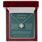 To My Beautiful Soulmate | I Love You, Forever & Always - Love Knot Necklace